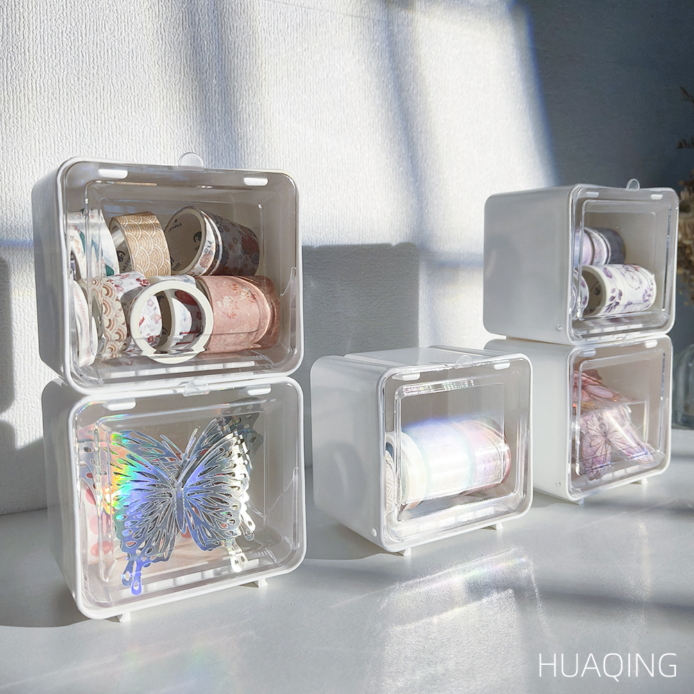 Boîte de rangement en tissu pliable pour organisation maison_voghion.com