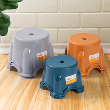塑料小凳子加厚家用板凳客厅方凳可叠放茶几凳浴室儿童矮凳耐用