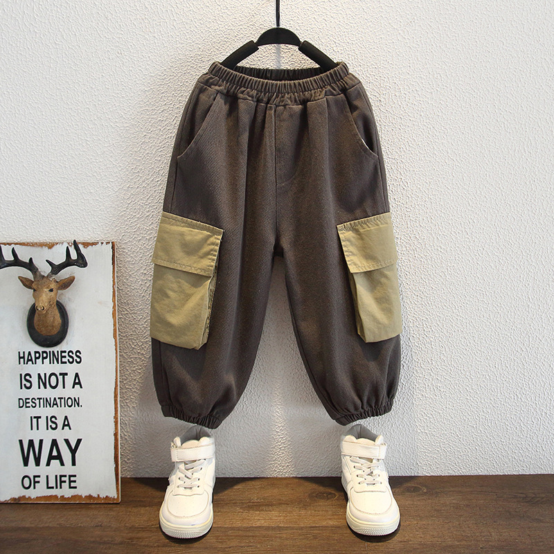 5954 traje de otoño para niños 2024 nuevo abrigo a rayas para niños de tres piezas chaleco coreano de primavera y otoño para bebés