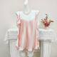 French Romantic Sweet Cussy Style Chiffon Pleated Nightdress Women's Spring and Summer 2025 New Sleeveless Loose Pink Nightdress