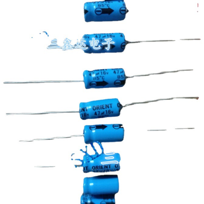 16v47uf 47uf 16v全新原装 轴向卧式 胆机阴极音频电解电容 6*13