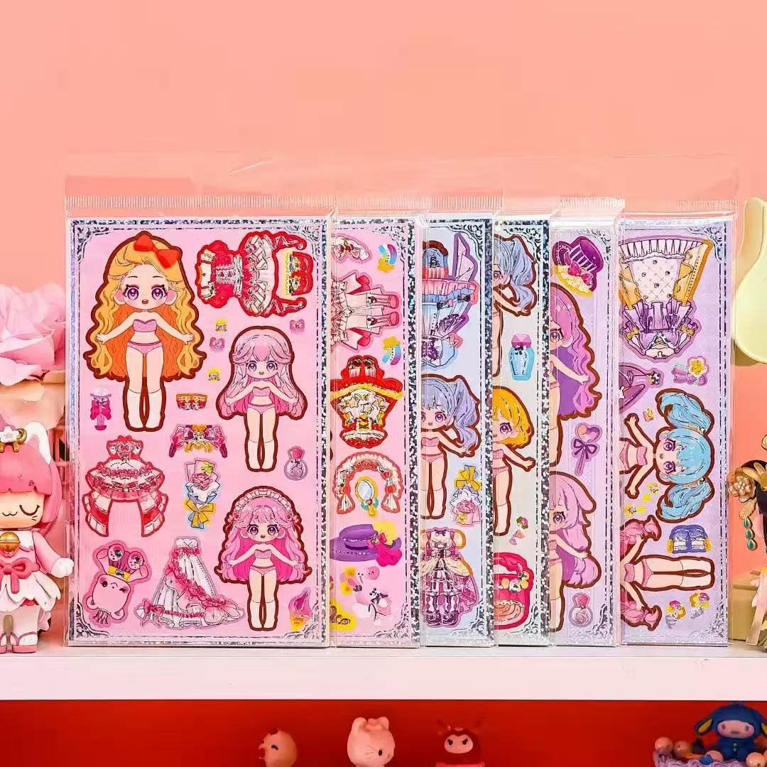 15 pegatinas de dibujos animados para niñas y juguetes para niños pegatinas de dibujos animados adorables pegatinas