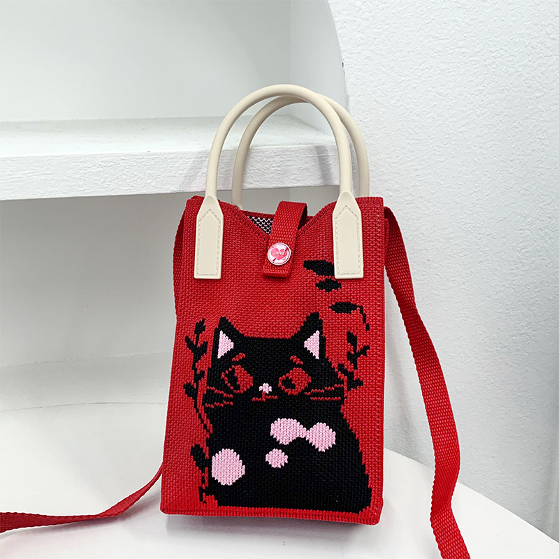 Gato mariposa rojo (con mango)