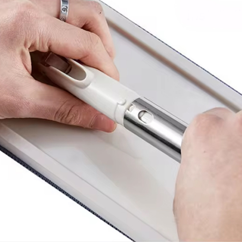 Mopo de rascado, trapador plano para perezoso doméstico, trapador absorbente de separación sin lavado a mano con un barril limpio