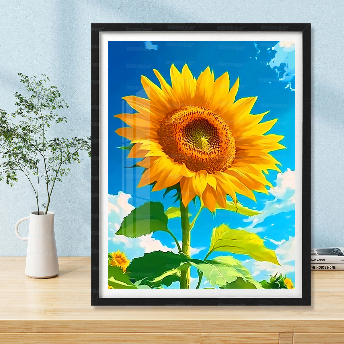 [Algodón importado] El punto de cruz real de Mona Lisa gana el primer premio de una sola vez, nuevo bordado de hilo hecho a mano de flores festivas