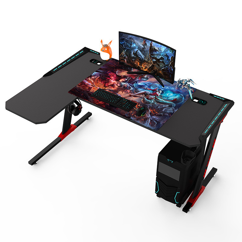 Cross-Border L-Shaped Computer Desk Study Bedroom Writing Desk Large Capacity Single-Person Desk Office Desktop Computer Table