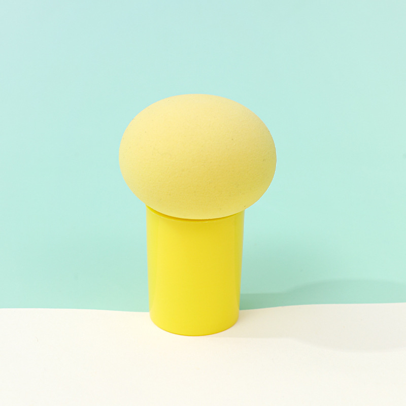 Nuevos productos transfronterizos de cabeza redonda esponja huevo polvo cosméticos huevo de belleza no comer polvo polvo cojín de aire al por mayor