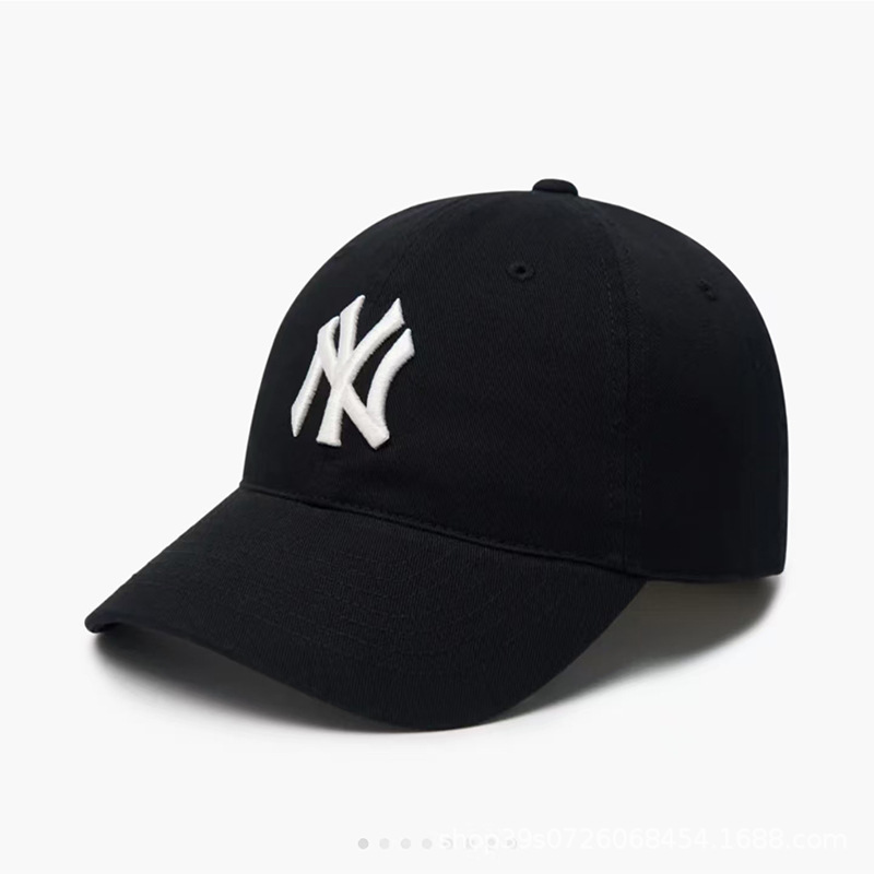 韩国MLB帽子软顶男女NY洋基队棒球帽可调节遮阳大标LA鸭舌帽|undefined