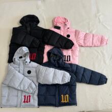 冬季刺绣立领棉服宽松加厚保暖面包服百搭外套男女同款