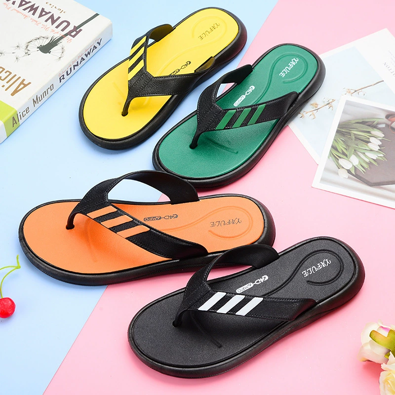 Summer flip flops, beach slippers, 2021 collection