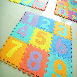 10-Piece Puzzle Floor Mat Baby Crawling Mat Game Floor Eva Kidsren's Foam Anti-Fall Assembly 30C