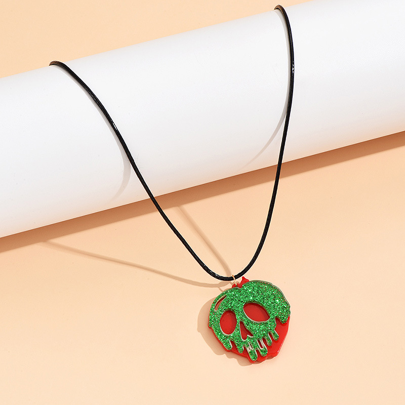 Simple Style Skull Resin Womenu0027S Necklace