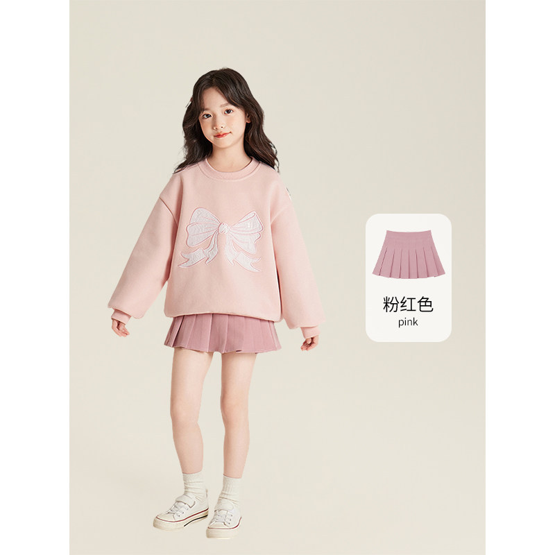 Verano nuevo color sólido niña JK falda de niño vestido de corte universal estilo básico de verano simple japonés falda corta