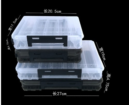 路亚盒双面渔具木虾盒海钓假饵收纳盒米诺配件饵盒钓鱼工具盒详情1