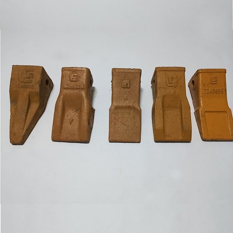 柳工临工龙工50装载机斗齿 齿根齿套 铲牙铲尖 铲车铲齿耐磨 包邮
