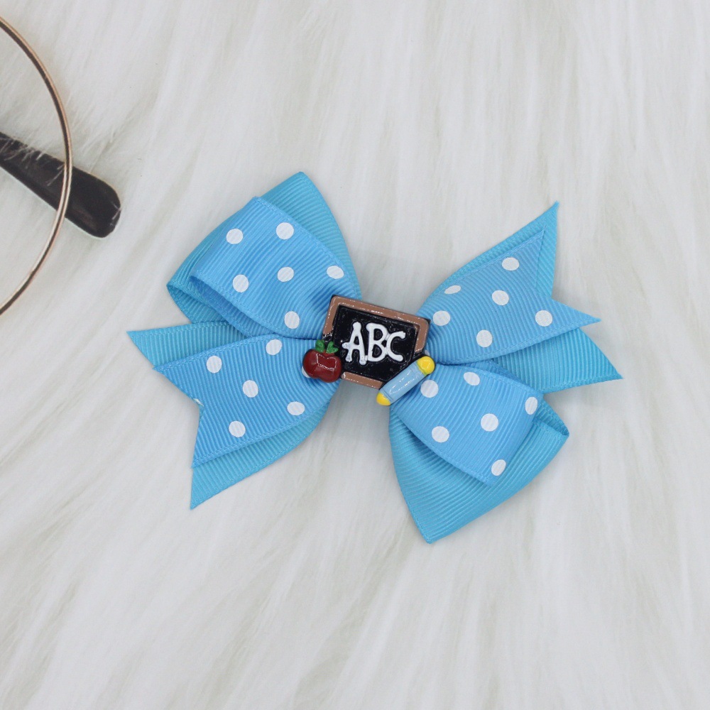 12g Weight Hair Clip Hair Accessories Type 1 Piece Quantity Holiday, Daily Occasion Solid Color Pattern Girl'S Gender Ribbon Design Simple Style Style Girl'S Simple Style Solid Color Cloth Ribbon Hair Clip 5