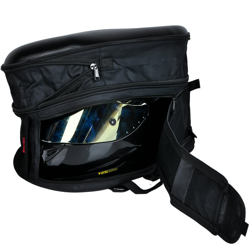 Bolsa lateral de la motocicleta VOLERO bolsa de sillín bolsa de casco bilateral bolsa de montar en motocicleta impermeable de larga y corta distancia misceláneas equipaje