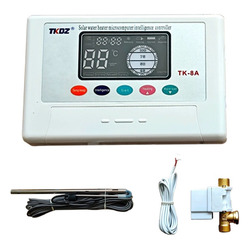 Универсальный контроллер солнечного водонагревателя, полностью автоматический прибор для отображения воды, полностью Интеллектуальный термостат TK-8