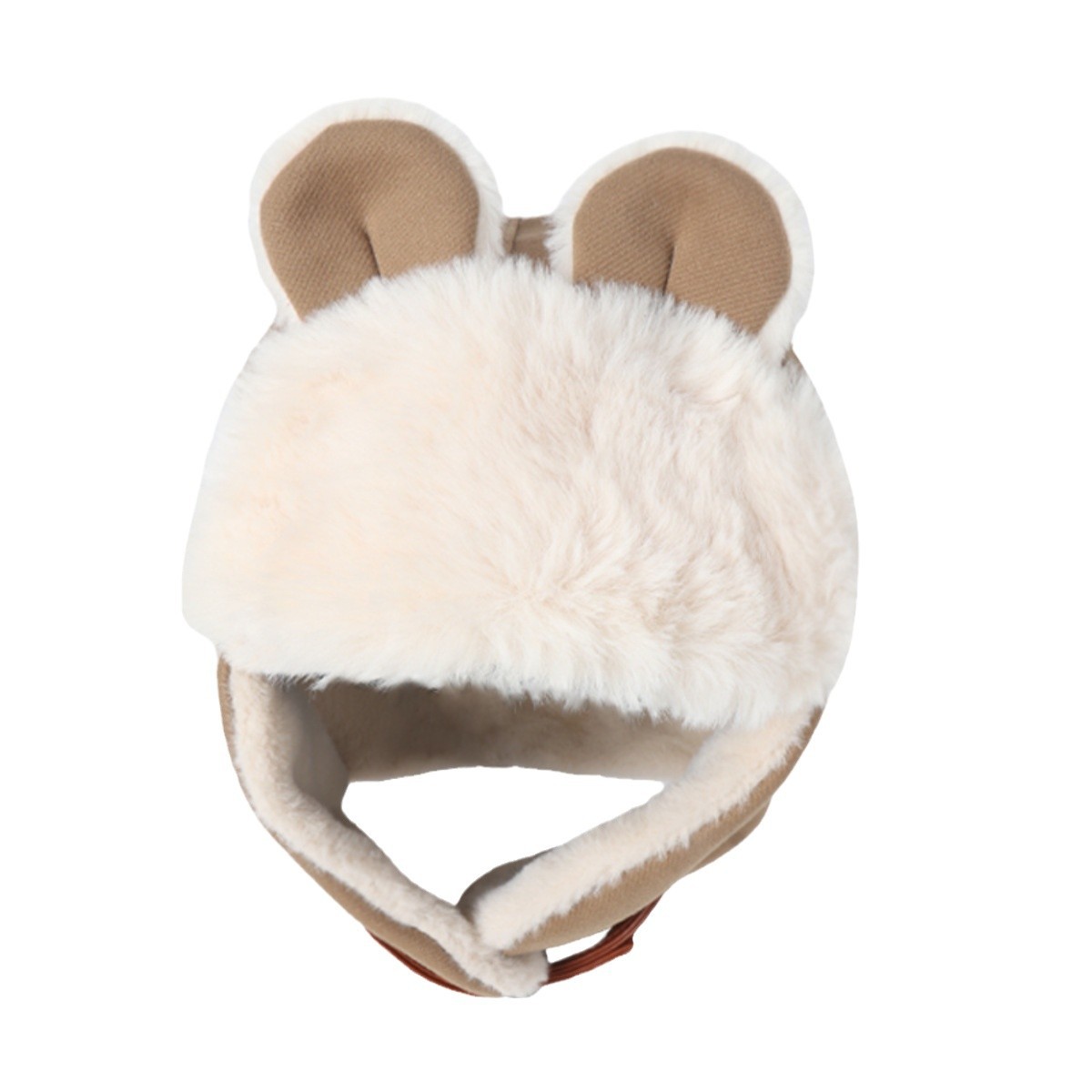 Japón lindos osos gorro de orejas gorro de invierno mujer calentamiento grueso gorro de rayo de vello para montar gorra de algodón de esquí a prueba de viento