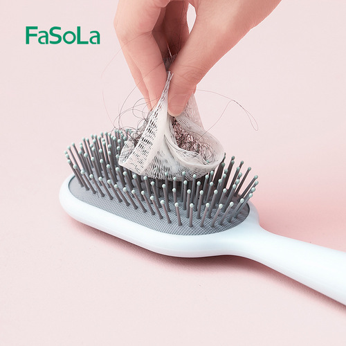 FaSoLa comb cleaning net cleaning artifact cleaning brush airbag comb cleaner hair comb protective paper
