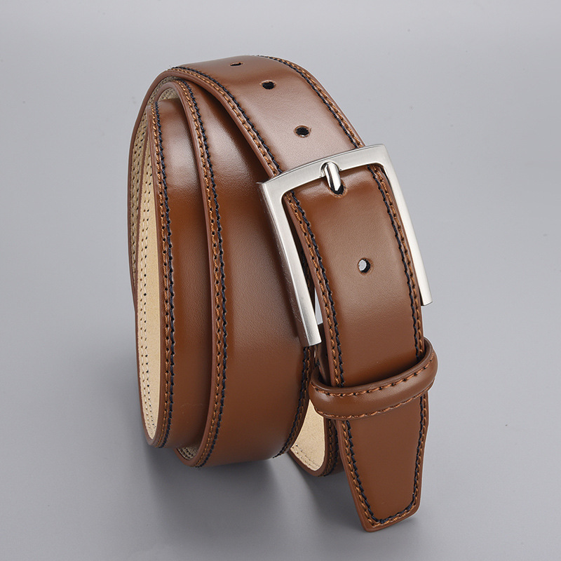 Belt men's leather pin buckle casual business cowhide belt new trend Joker Wenzhou belt wholesale manufacturers Belt men's leather pin buckle casual business cowhide belt new trend Joker Wenzhou belt wholesale manufacturers