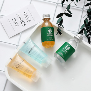Hotel daily PVC hotel disposable supplies squeeze shampoo aromatic bath lotion hotel fragrance wash hose