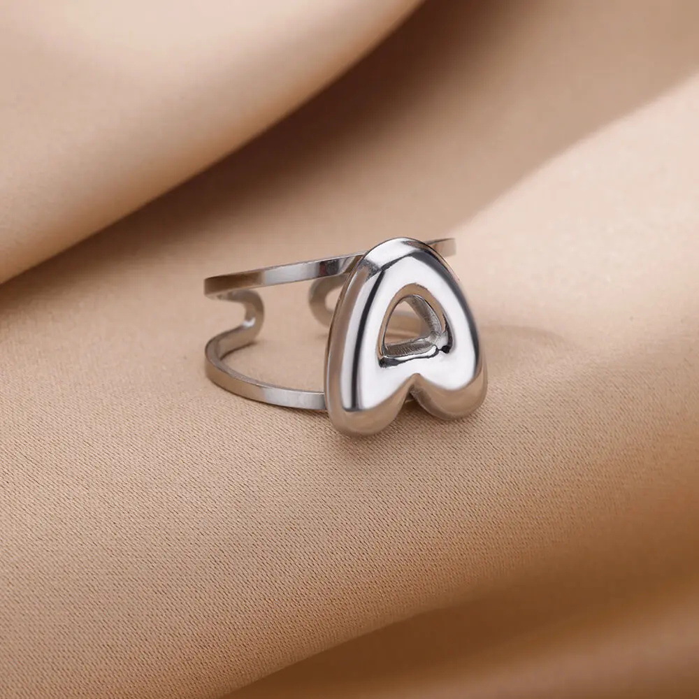 9g Weight 0.03µm-0.05µm Gold Plating Thickness PVD Coated Gold Plating Process Real Gold Plated Plating Material Stone-Free Inlay Material Open Rings Classification 1 Piece Quantity Casual, Daily Occasion 304 Stainless Steel Material Letter Pattern All Seasons Season Unisex Gender Simple Style Style Waterproof Non Tarnish, Plating Craft PVD Coated Real Gold Plated Letter 304 Stainless Steel Simple Style Waterproof Non Tarnish Open Rings 11