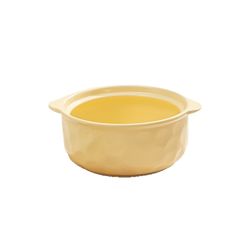 [Customized] simple bol de fideos bol de cerámica bol de alto valor visual multi-tipo con cubierta bol conjunto de mango bol bol de doble oreja