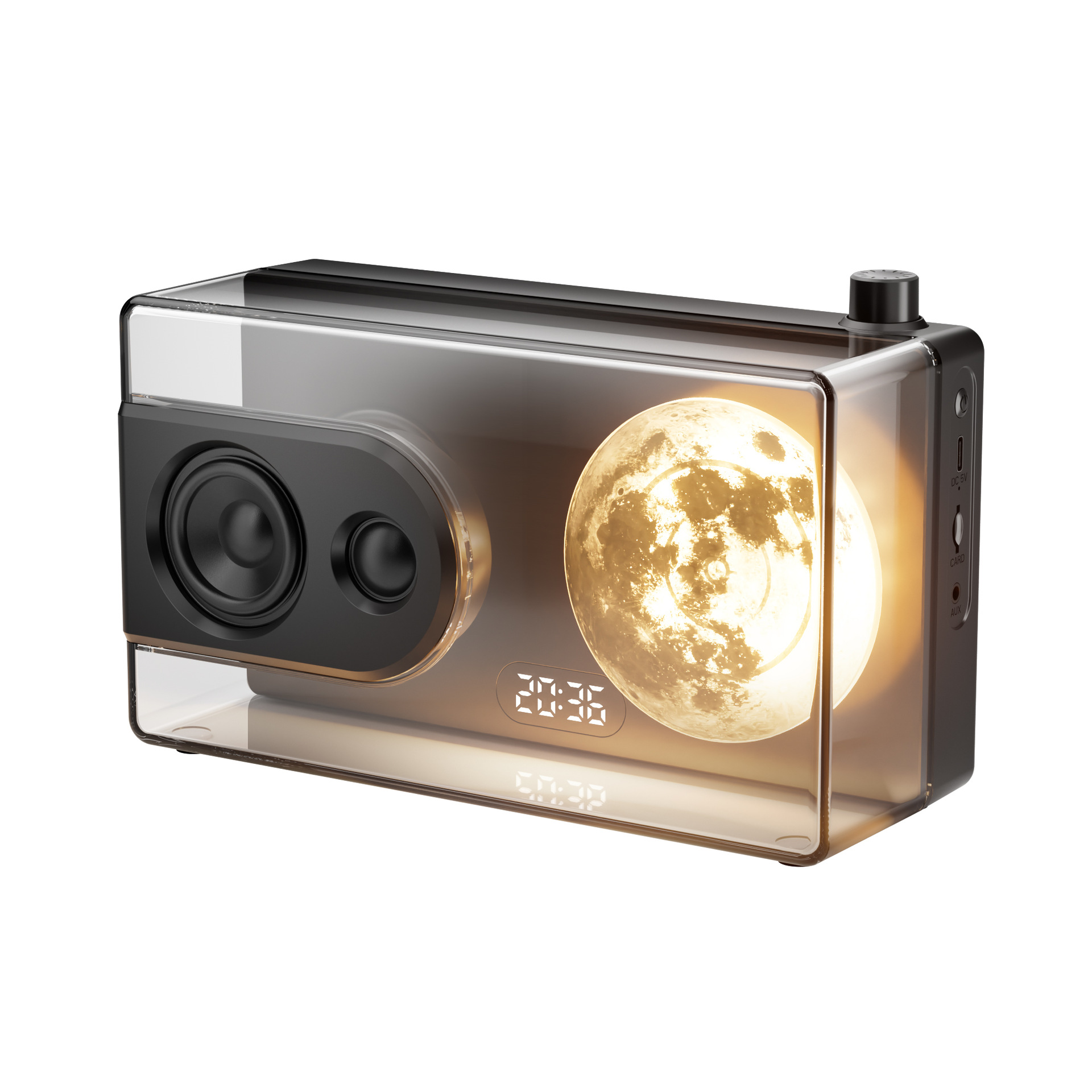 M6 Moonlight Box Bluetooth 스피커-블랙