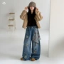 秋季女童新款印花方巾