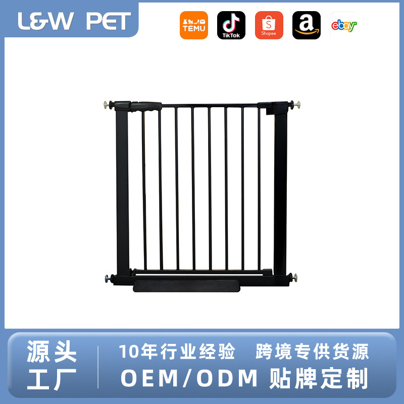 Fábrica al por mayor perros gatos balcón interior escaleras balcón sin agujeros cerca de puerta de seguridad infantil