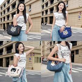 2025ins日系新款可爱手提拎挽小包袋上课班通勤外出便携当便当包