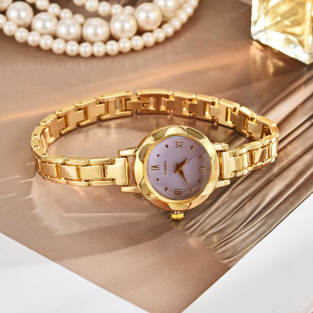 Pequeña esfera redonda de nicho, pulsera de estudiante, cinturón de acero, temperamento simple, reloj pequeño, femenino, lujo ligero, retro, Mori image 6