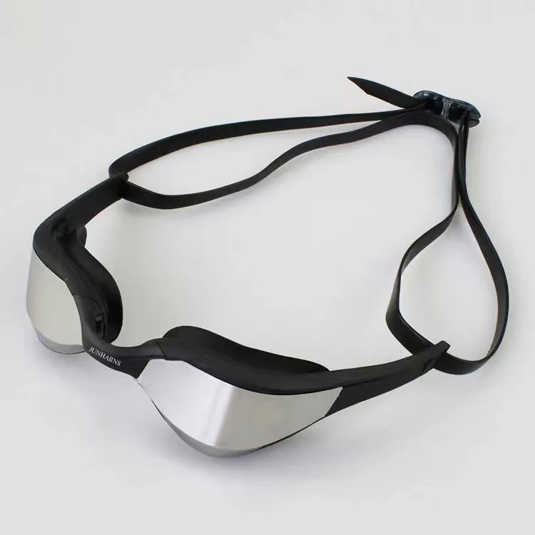 Gafas de Natación Profesionales de Gran Angular para Carreras, PC y Silicona, Antivaho image 8