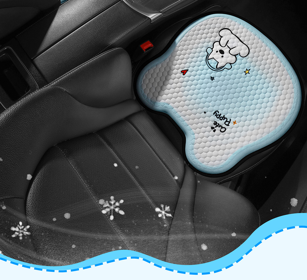New Honeycomb Gel Cartoon Car Seat Cushion, Suitable for Office Seats, Furniture Seat Cushions, and Universal for All Seasons