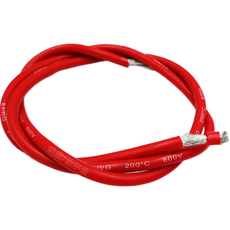 Высокотемпературный силиконовый провод, особо мягкий, устойчивый к высоким температурам и коррозии, провод для подключения литиевых батарей, огнестойкий электронный провод американского стандарта, 200 градусов.