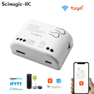 WIFI graffiti smart light switch 433MHZ wireless appliances home remote control 220V1 road jog module 10A