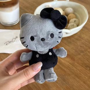 50th Anniversary Cement Grey hellokitty Pendant Cute Bag Hanging Pendant Plush Doll Pendant Pendant