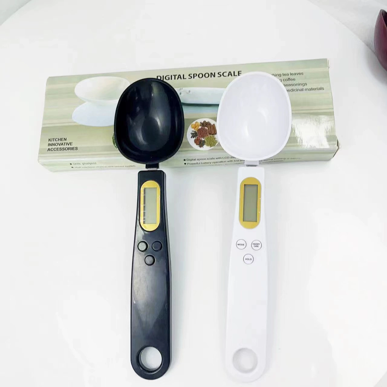 Трансграничная электронная измерительная ложка весы Точная домашняя кухня выпечка весы Ложка весы ручная дозовая шкала Электронный покров