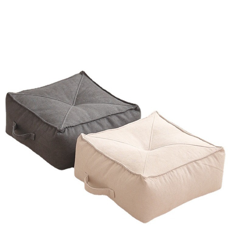 Taburete pequeño de tela, cojín de futón de estilo japonés, tatami, taburete bajo simple moderno, asiento, sala de estar, sofá, taburete, cojín