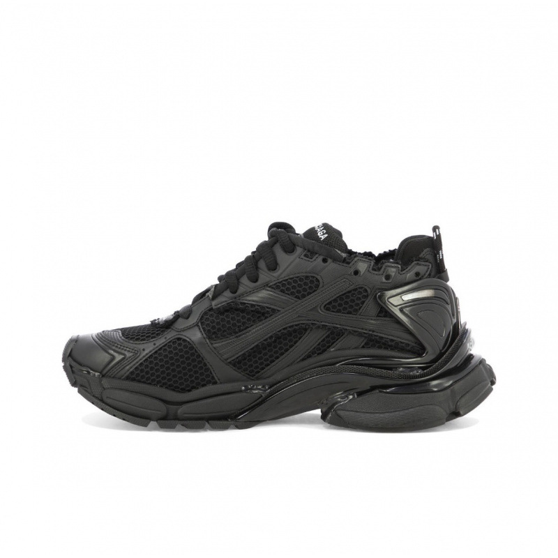 Balenciaga Runner Low Black Distressed
