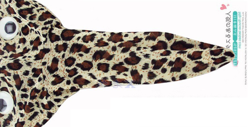 Xiuaisha Men’s Mesh Perspective Elephant Nose Thong, Leopard Print One Size — detail image 7
