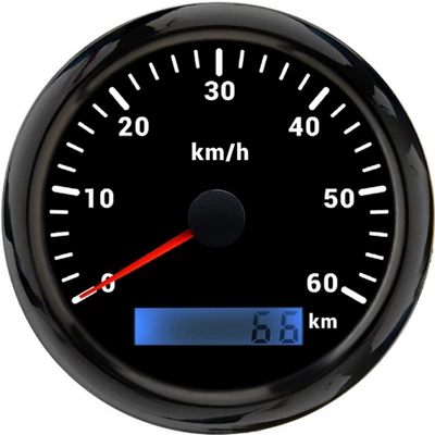 Code Meter Km/H with | automobile instrument - black-frame-black-bottom-60kmh