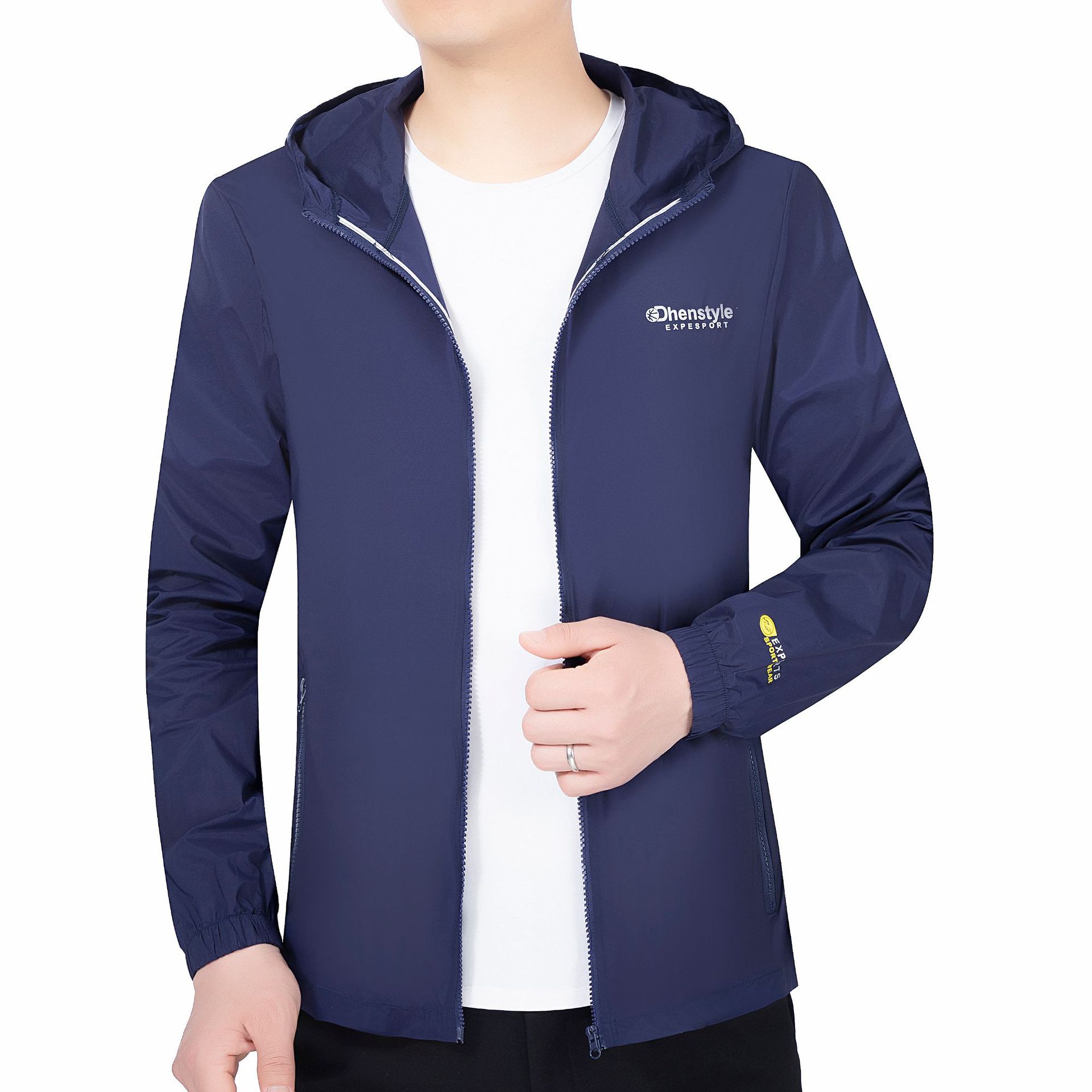 2021春夏季新品立领爸爸装外套男防晒上衣中年男装男士夹克|ms