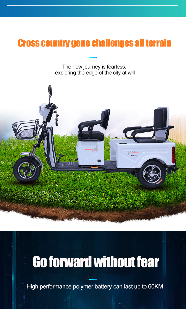 Electric Tricycle for Students, Child Safety Design