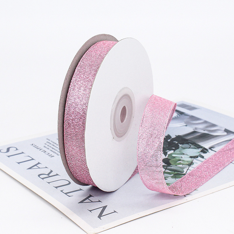 Cinta de cebolla colorida de 1.5 cm para decoración de pasteles navideños, cinta de embalaje para cajas de regalo, cinta colorida al por mayor del fabricante