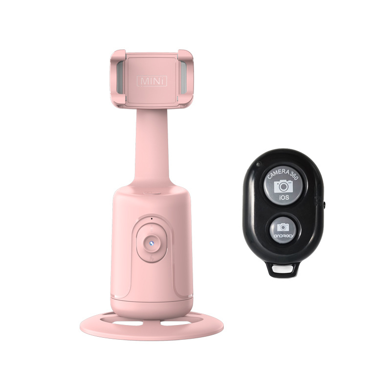 P01 teléfono móvil panorámica Cámara titular 360 ° Reconocimiento de gesto inteligente AI cara seguimiento cámara estable