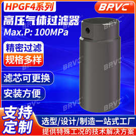 不锈钢高压气体过滤器HPGF4半导体气体过滤器氮气氢气高纯过滤器