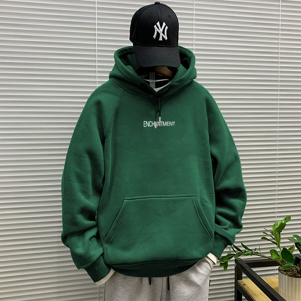 With hood, green, thin, high quality