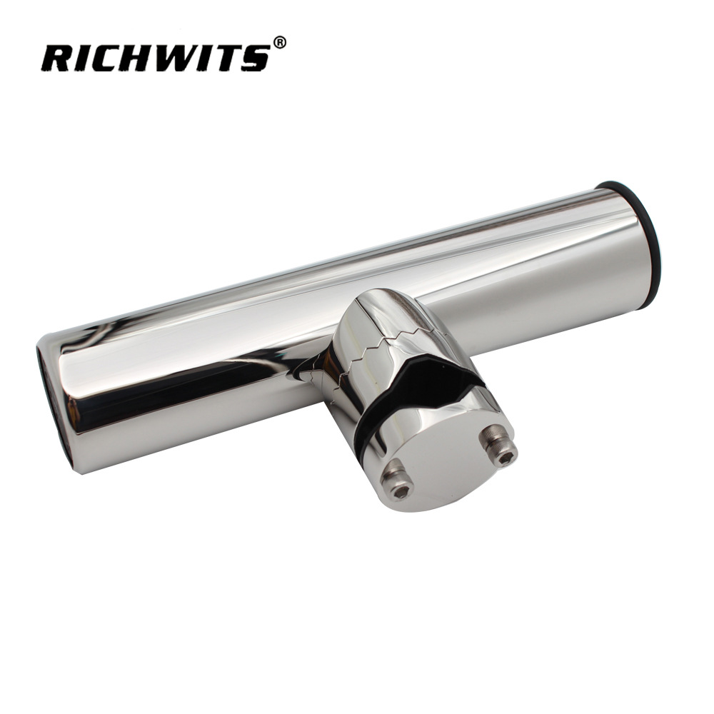 RICHWITS 스테인레스 스틸 316 낚싯대 튜브 요트 낚싯대 좌석 해양 하드웨어 요트 해양 낚싯대 좌석